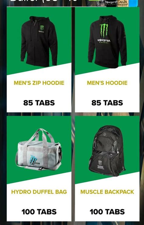 monster energy tabs gear|monster energy gear tab store.